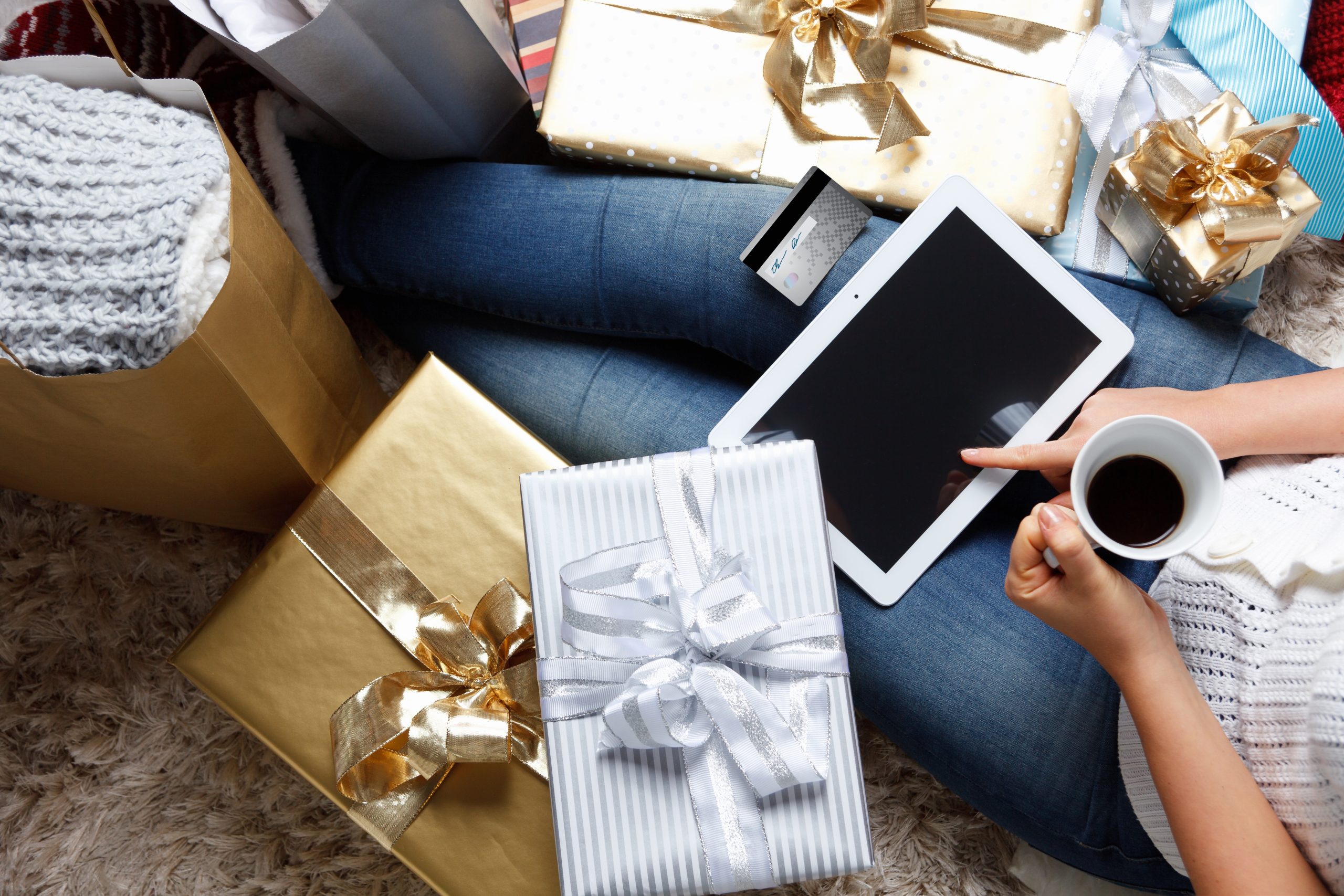 How can I protect my identity while shopping online this holiday season?